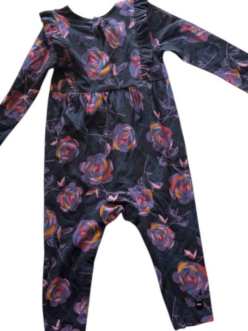 Tea Collection Ruffle Sleeve Baby Romper size 18-24m - Picture 6 of 6